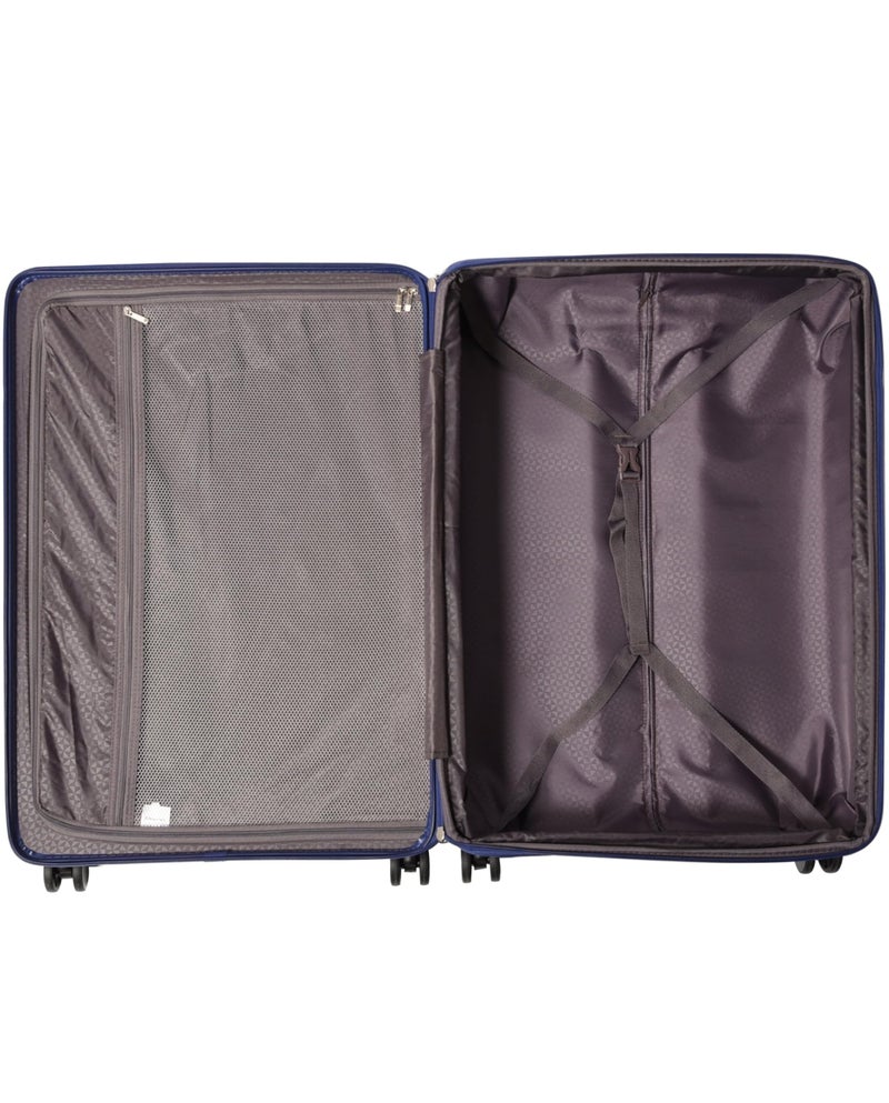 Echolac Extravagant 71 Cm Hardcase 4-Double Wheeled Expandable Check-In Luggage Trolley - Blue - Image 4